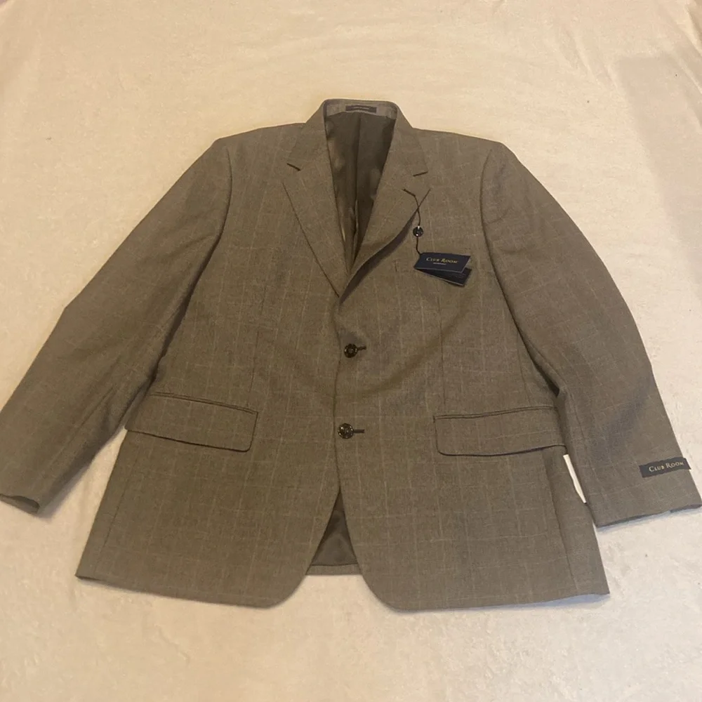 CLUB ROOM NWT Size 44R Blazer Sport Coat Exclusively For Macy’s
